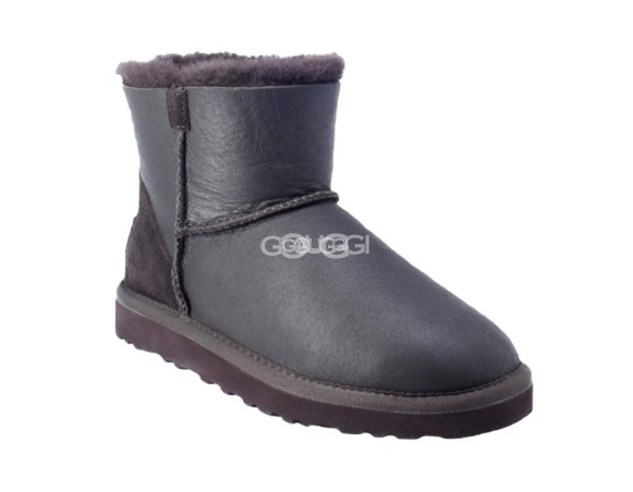 Classic Mini ZIP Metallic Chocolate