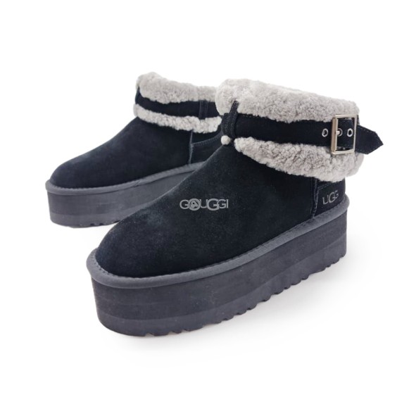 Ugg Mini Platform Strap Black
