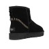 Men`s Ugg Classic Mini Deco Suede Boots Black Dressinn