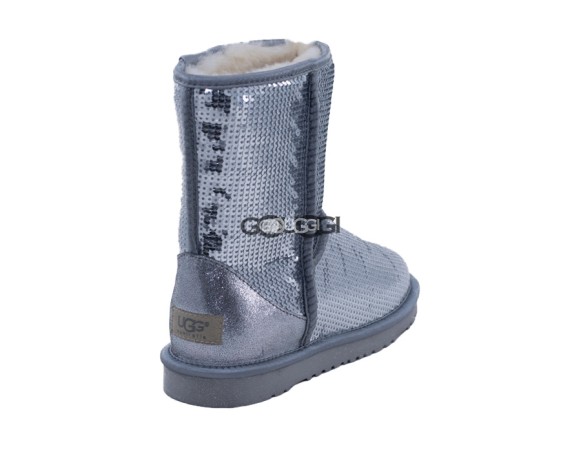 Classic Short Sparkles Silver