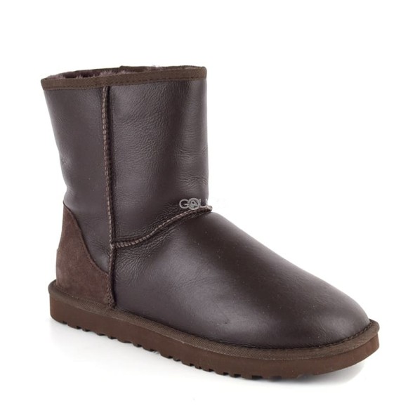 Men&#039;s Classic Short Metallic Boot Chocolate