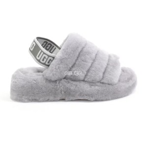 Ugg Fluff Yeah Slide Light Grey