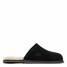 MENS Scuff Slippers Black