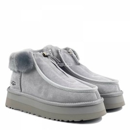 Ugg Funkette Platform Boots Grey-Violet