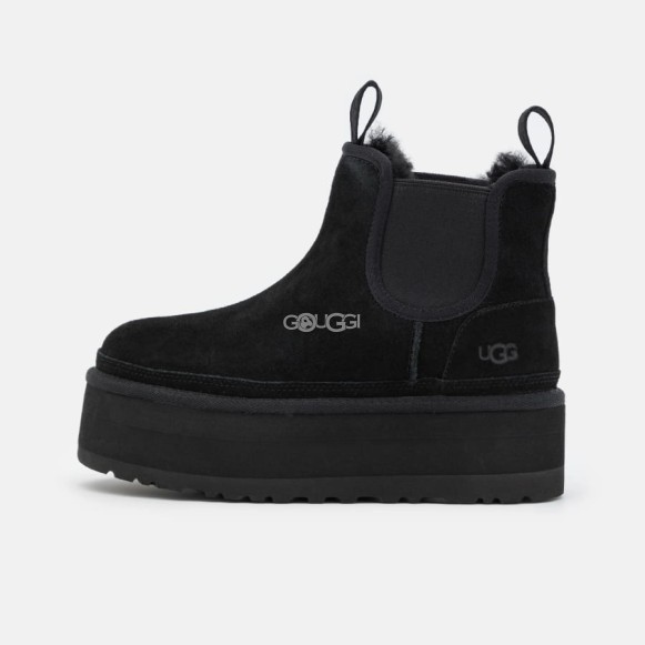 UGG Neumel Platform Chelsea Black