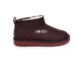 Ultra mini Leather Chocolate