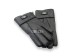меховые перчатки мужские Leather Black 1