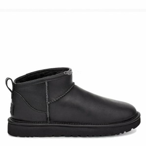Ugg Classic Ultra Mini Leather Black