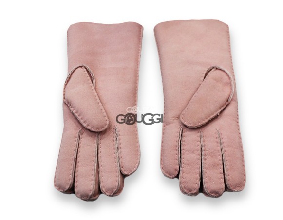 Женские удлиненные перчатки UGG Pink-1030