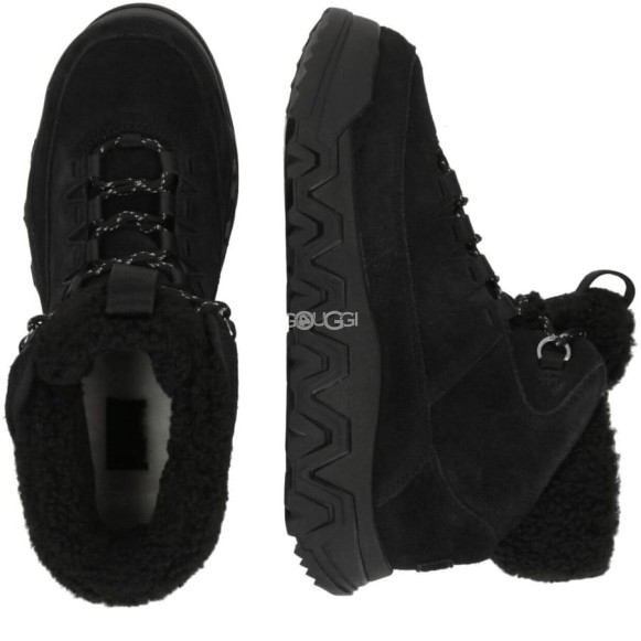 TerreTrail Cozy Lace Boot Black