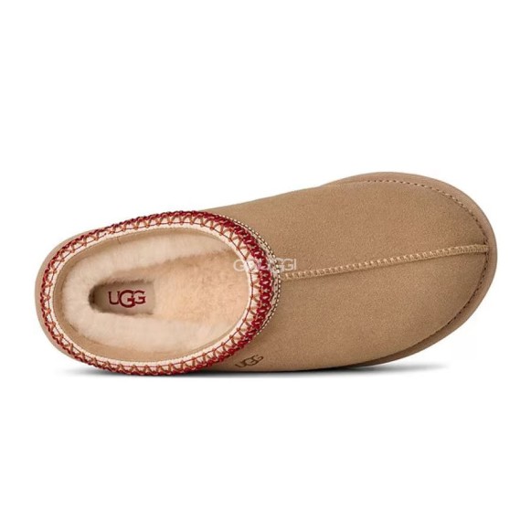 Tasman Slippers Sand Dark Cherry