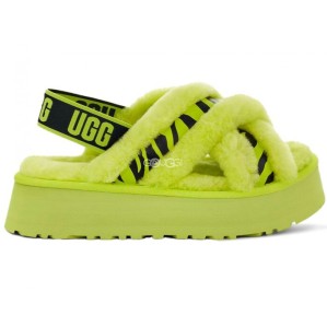 Disco Cross Slide Animalia - Key Lime