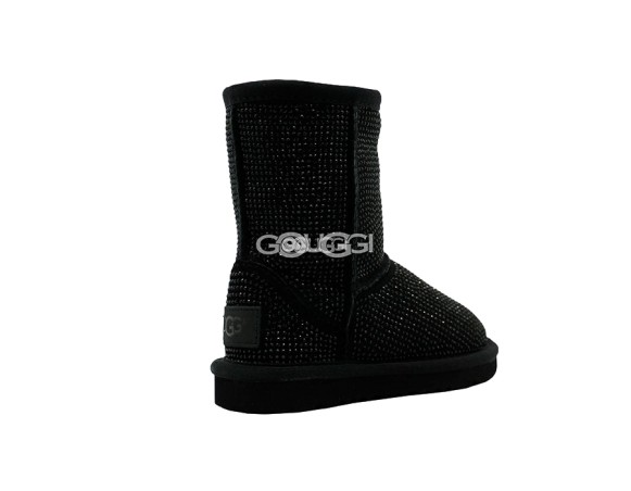 Kids UGG Classic Serein II Black 