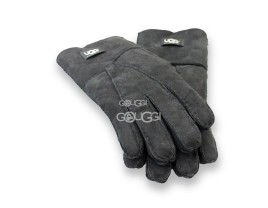 Меховые перчатки мужские UGG Suede Black