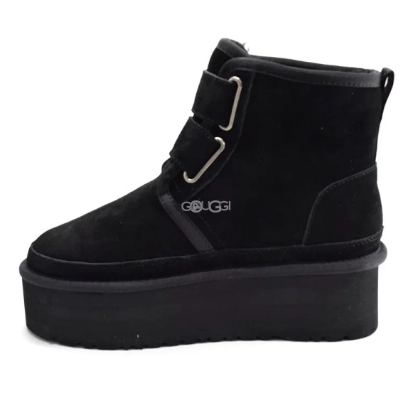Ugg Classic Short Suede Platform Black