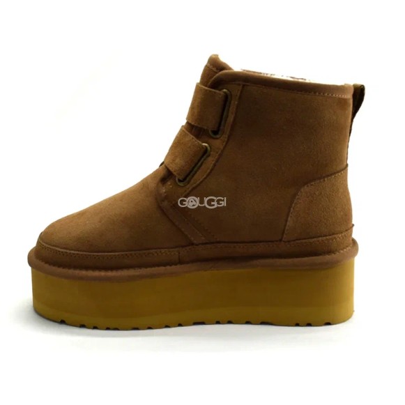 Ugg Classic Short Suede Platform Chestnut