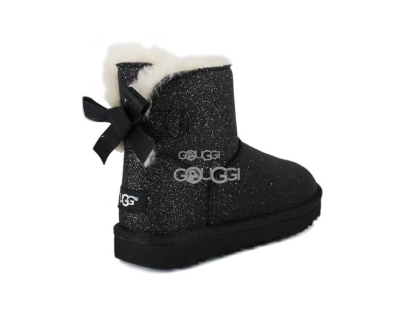 Mini Bailey Bow Sparkle Boot Black