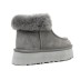 Ugg Funkette Platform Boots Grey
