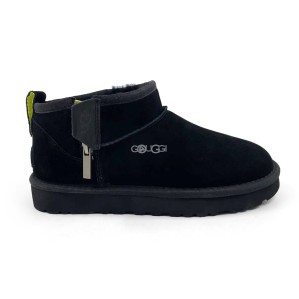 Ugg Women's Ultra Mini Black Zip