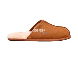 MENS Scuff Slippers Chestnut